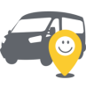 Cece with minibus